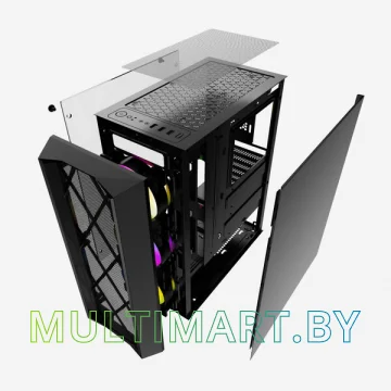 Корпус Powercase Rhombus X3 Mesh (CMRMX-L3) картинка 6